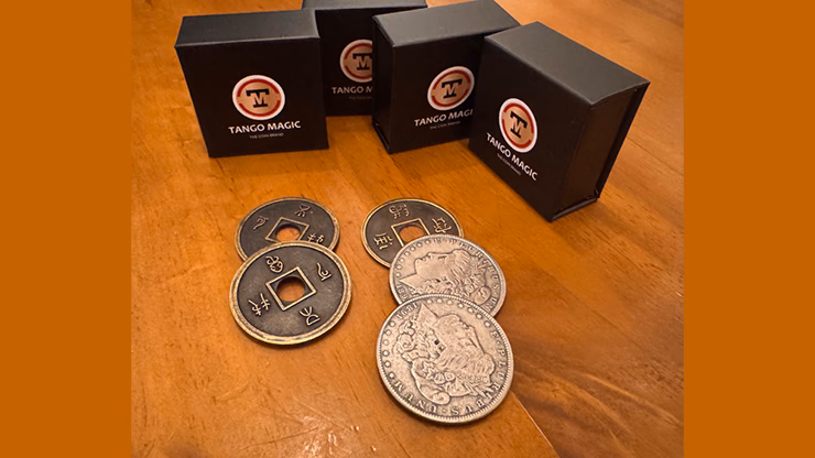 Inflation Replica Morgan Dollar by Tango Magic - magic trick