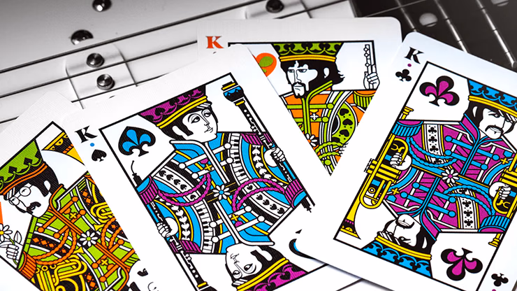 The Beatles Special Edition (Black) Playing Cards by theory11 - thumbnail 3