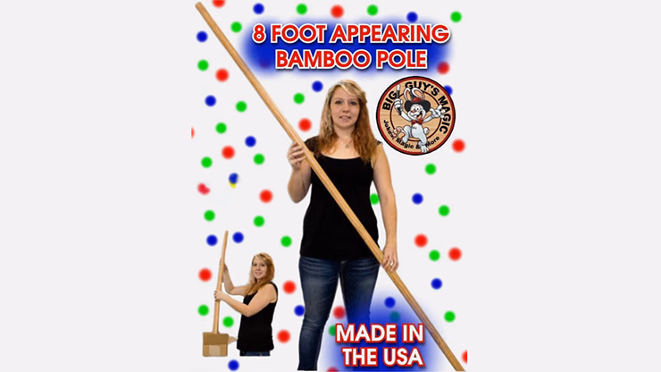 Appearing Bamboo Pole - 8 Feet By Big Guys Magic - thumbnail 3