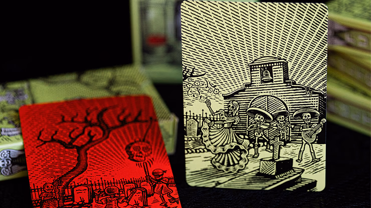 FULTON'S Day Of The Dead Green Edition Playing Cards - thumbnail 6