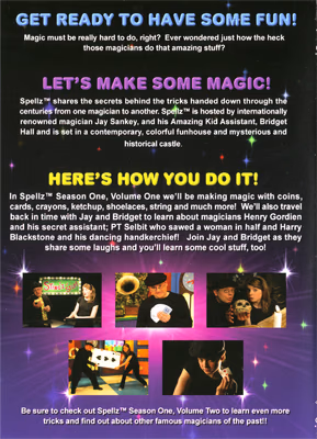 Spellz - Season One - Volume One (Featuring Jay Sankey) by GAPC Entertainment - DVD - Image 2