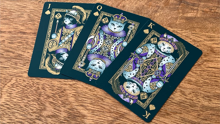 Neko Royal Green Playing Cards - thumbnail 4