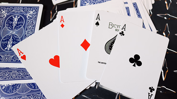 Bicycle Standard Blue Poker Cards (New Box) - Image 2