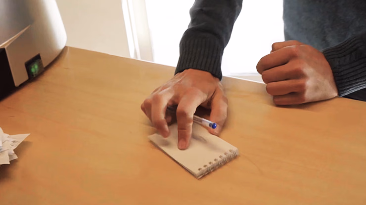 PEN WRITER Blue (Gimmicks and Online Instructions) by Vernet Magic - Trick - Image 2