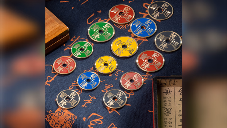 RAINBOW COINS (MORGAN) by N2G - Trick - Image 2