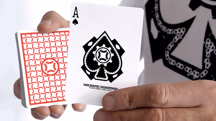 TURN (Red) Playing Cards by Mechanic Industries - Trick - thumbnail 4