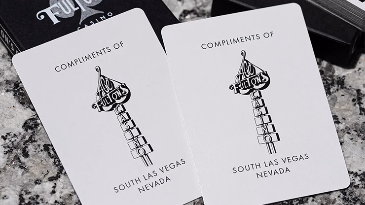Ace Fulton's Casino (Black) Playing Cards - thumbnail 4