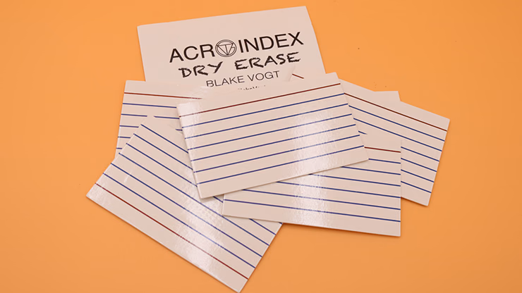 Six Acro Index (3"x5") Dry Erase by Blake Vogt - Image 2
