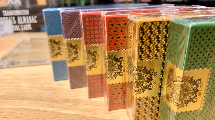 Gilded Cotta 6 Deck Set (w/ Case & Matching Tuck Seal Numbers) Playing Cards - Image 2