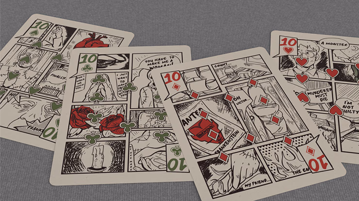 Frankenstein Series Comic Edition (Gilded) Playing Cards - thumbnail 3