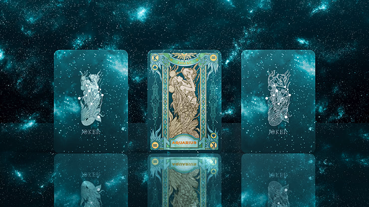Zodiac (Aquarius) Luminous Edition Playing Cards by TCC - thumbnail 5
