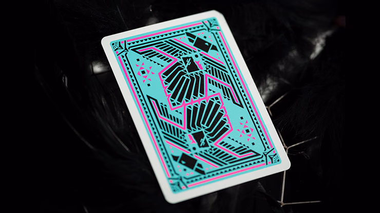 FULTON'S THUNDERBIRD ROOM TURQUOISE EDITION PLAYING CARDS - Image 2