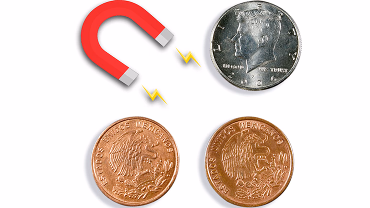 Magnetic Scotch and Soda Mexican Coin by Eagle Coins - Image 2