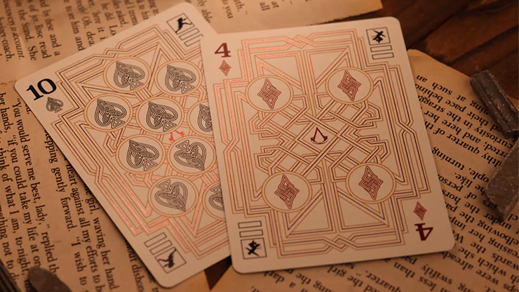Assassin's Creed Legacy Version 2 Garnet (Hidden Blade Black) Playing Cards - thumbnail 5