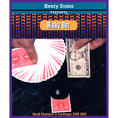 Risky Bet (Red) (US Currency, Gimmick and VCD) by Henry Evans - magic trick