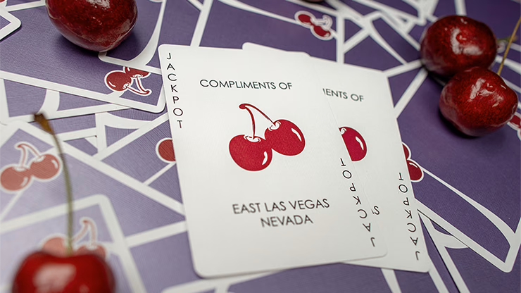 Cherry Casino (Desert Inn Purple) Playing Cards by Pure Imagination Projects - thumbnail 4