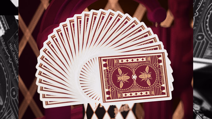 Montauk Hotel Burgundy Playing Cards by Gemini - thumbnail 3