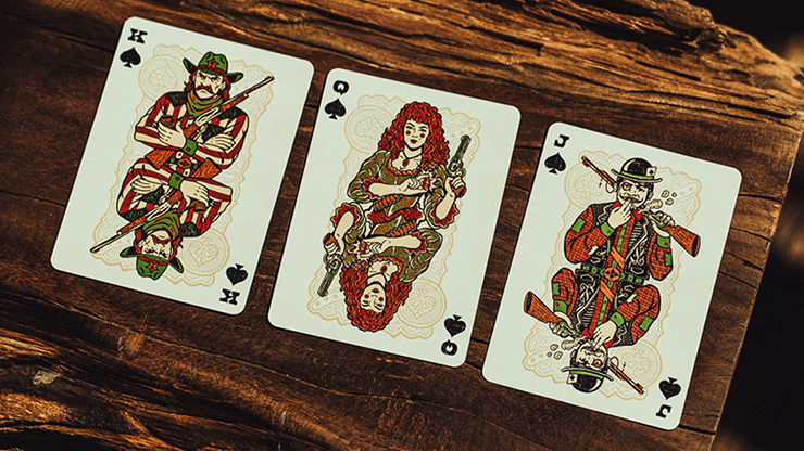 Gunslingers Poker (Red) Playing Cards - thumbnail 6