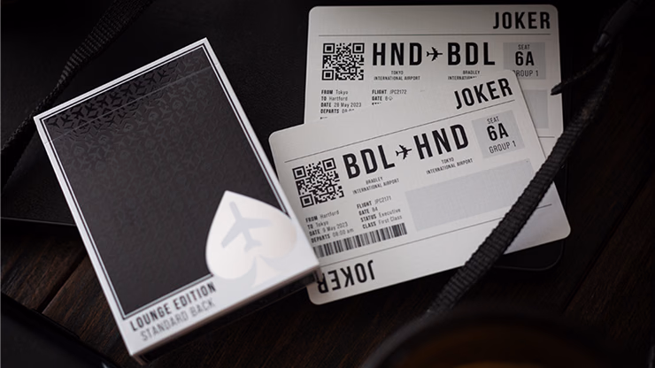 Lounge Edition Unmarked (Tarmac Black) by Jetsetter Playing Cards - Image 2