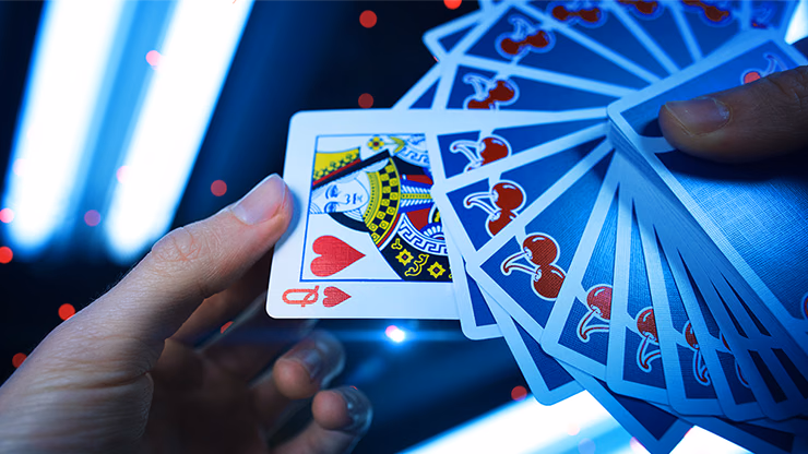 Cherry Casino Playing Cards (Tahoe Blue) by Pure Imagination Projects - thumbnail 5