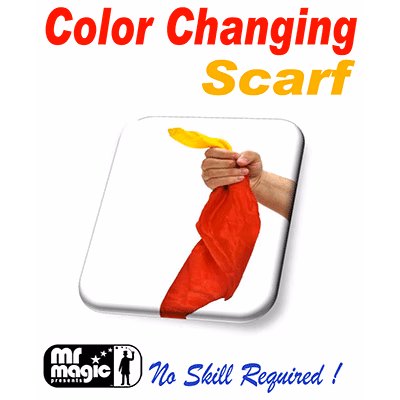 Color Changing Silk Scarf by Mr. Magic - magic trick
