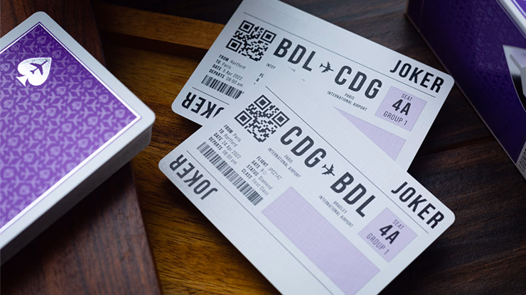 Limited Edition Lounge in Passenger Purple by Jetsetter Playing Cards - thumbnail 4