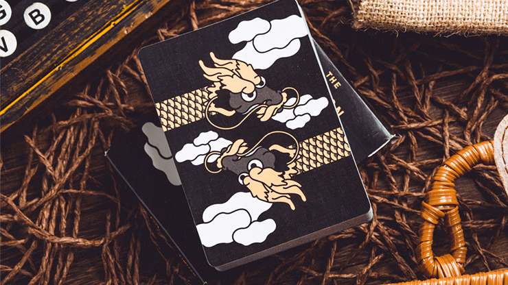 The Dragon (Black Gilded) Playing Cards - thumbnail 4