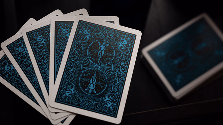 Bicycle Cool Blue Neon Rider Back Playing Cards - thumbnail 6