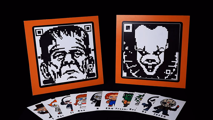 QR HALLOWEEN PREDICTION PENNYWISE (Gimmicks and Online Instructions) by Gustavo Raley - Trick - magic trick