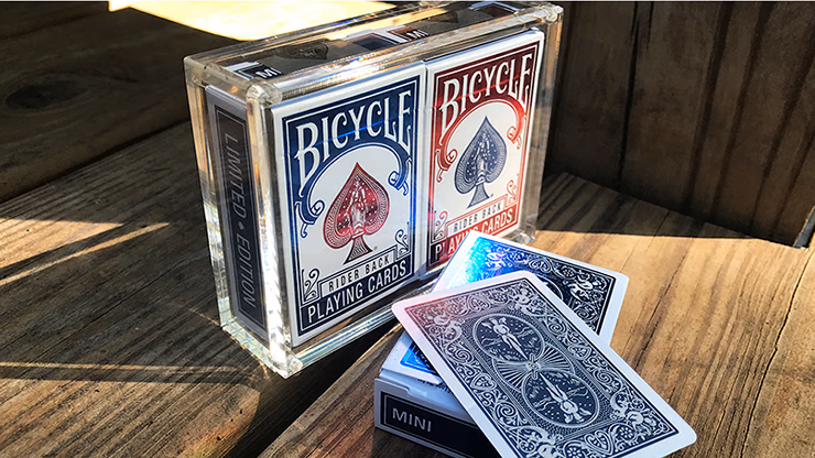 Bicycle Rider Back Mini Limited Edition (2 Pack With Foil Tucks In Carat Case) by US Playing Card Co - thumbnail 5