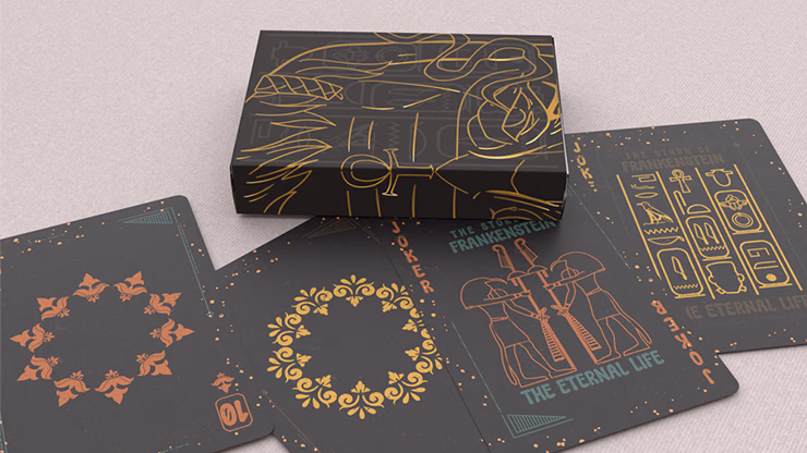 Frankenstein Series Egypt Edition (Gilded) Playing Cards - thumbnail 3