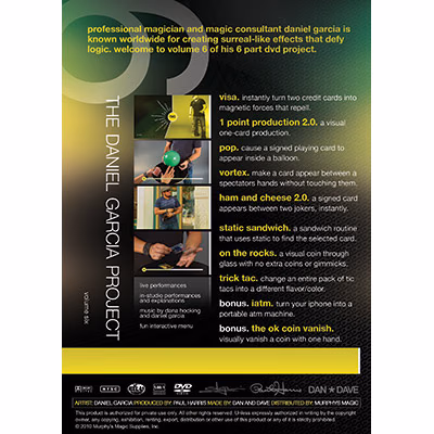 Paul Harris Presents Daniel Garcia Project Vol #6 by Daniel Garcia - DVD - Image 2
