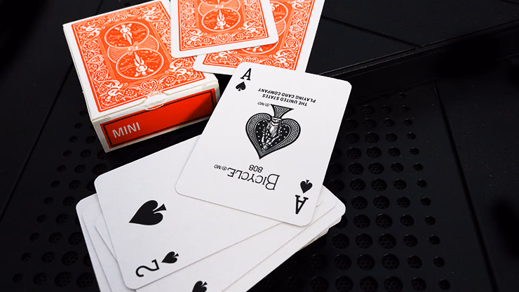Mini Bicycle Cards (Orange) - thumbnail 3