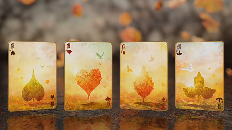 Entwined Vol.2 Fall Gold Playing Cards - thumbnail 3