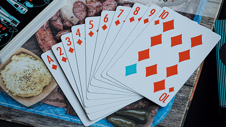 FRANKLIN BBQ RETRO BLACK PLAYING CARDS - thumbnail 6