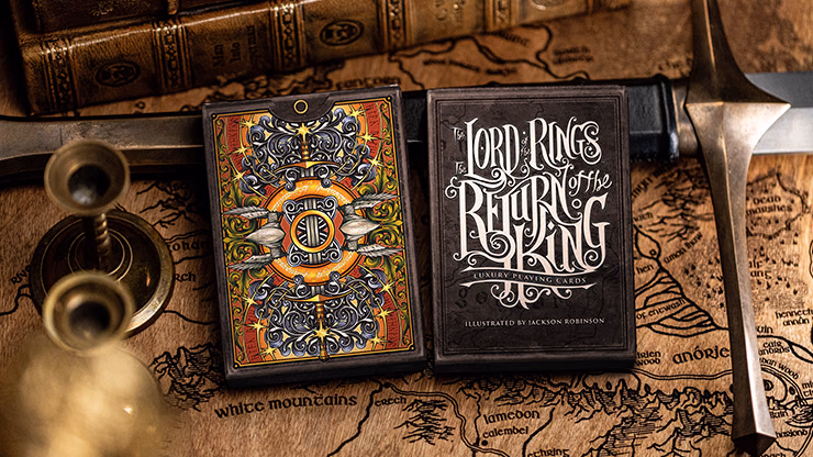 The Lord of the Rings - Return of the King Playing Cards (Black Gilded Edition) by Kings Wild - thumbnail 5