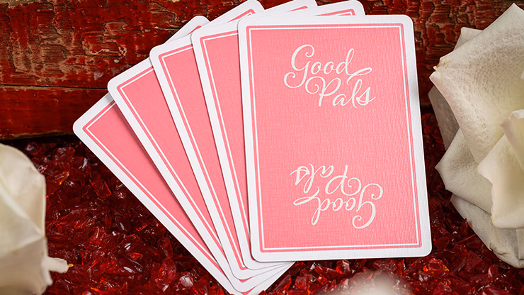 Good Pals Valentine's Pink Playing Cards - Image 2