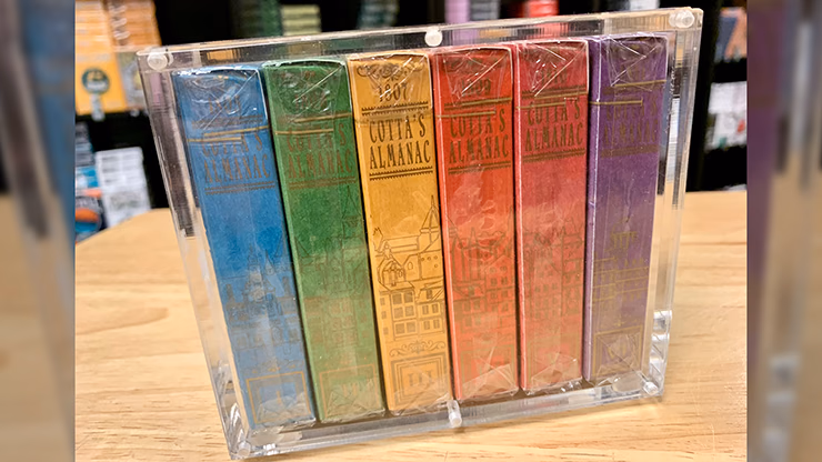 Gilded Cotta 6 Deck Set (w/ Case & Matching Tuck Seal Numbers) Playing Cards - thumbnail 3
