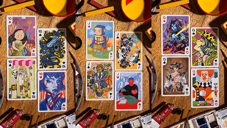 Bicycle Sari Sari (Code Red Edition) Playing Cards - thumbnail 5
