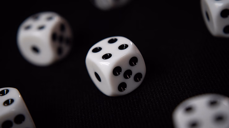 NON GIMMICKED DICE 6 PACK/WHITE by Tony Anverdi - Trick - thumbnail 3