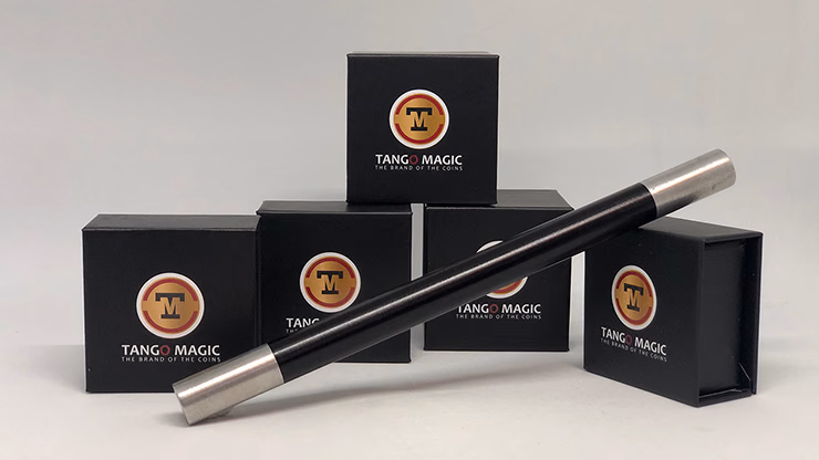 Mini Magic Wand in Black (with silver tips)( W003 ) by Tango - magic trick