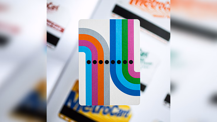 WHITE EDITION FULTON STREET MTA PLAYING CARDS (1972 VIGNELLI MAP EDITION) - thumbnail 5