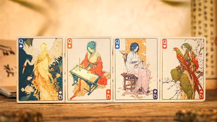 Ancient Relics Culture Playing Card by 52 Muse (Teal) - thumbnail 4