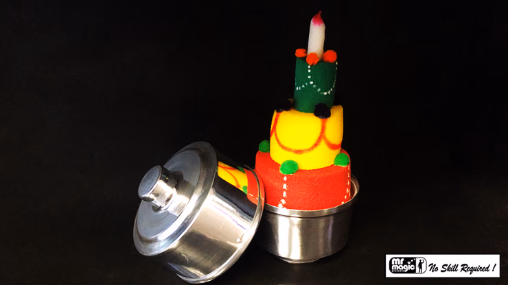 Mini Production Pan with Sponge Cake by Mr. Magic - magic trick