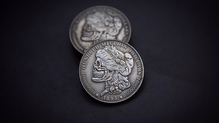 MORGAN SKULL HEAD COIN by Men Zi Magic - thumbnail 3