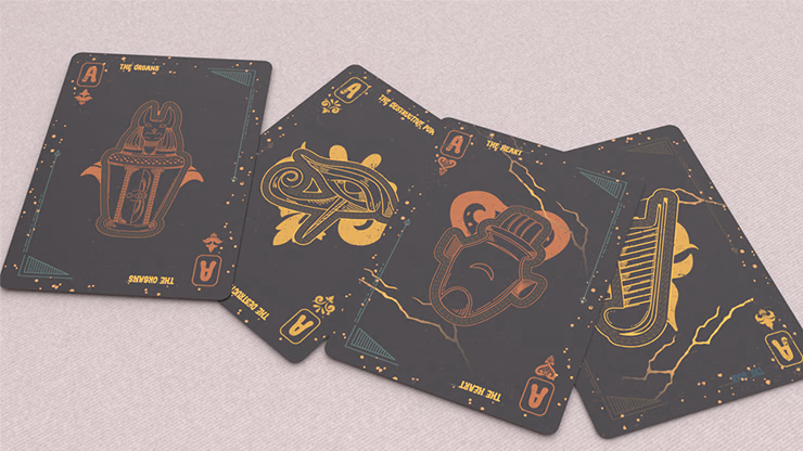 Frankenstein Series Egypt Edition (Gilded) Playing Cards - thumbnail 4