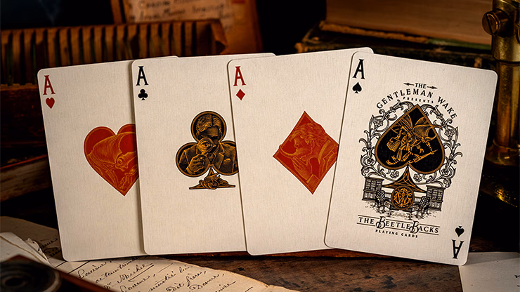 The Beetle Backs (Cobalt Edition) Playing Cards - thumbnail 3