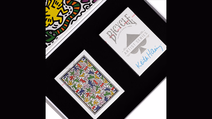 Bicycle Keith Haring (Box Set Red and Blue) Playing Cars by US Playing Cards - thumbnail 4