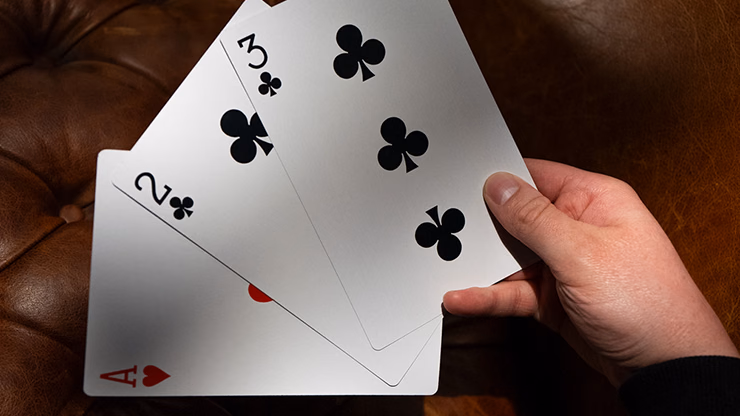 Michael Skinner's Ultimate Bicycle Jumbo 3 Card Monte (Red) by Murphy's Magic - Trick - thumbnail 3