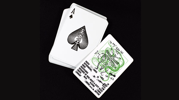 HEATH BACK PLAYING CARDS - LENNART GREEN EDITION Playing Cards - thumbnail 3